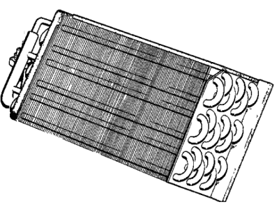 BMW 64518391780 Evaporator