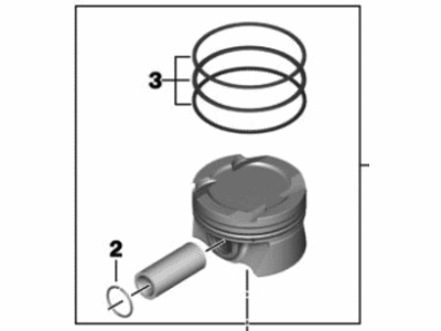 2017 BMW 340i xDrive Piston - 11258637807