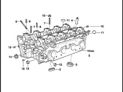 BMW 740iL Cylinder Head - 11121731911