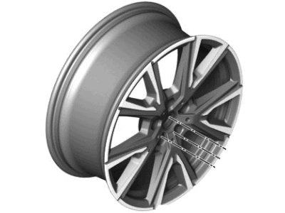 BMW 228i Gran Coupe Alloy Wheels - 36118053525