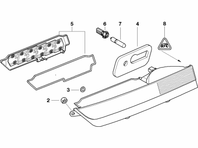 2005 BMW 760i Tail Light - 63216911795