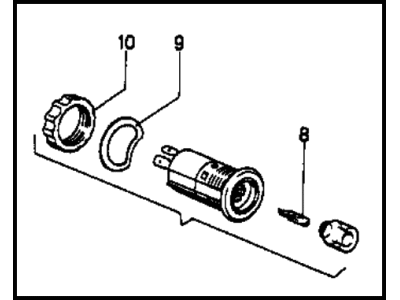 1972 BMW 3.0CS Hazard Warning Switches - 61311355358