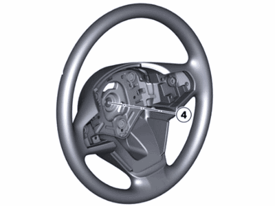 2011 BMW X3 Steering Wheel - 32306879173