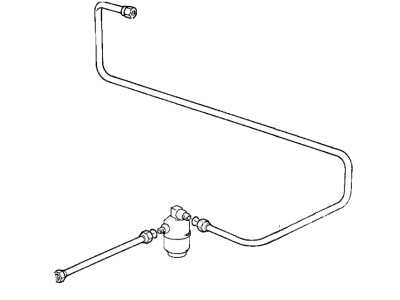 1997 BMW 328is A/C Liquid Line Hoses - 64538375751