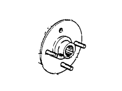 1972 BMW 2002tii Wheel Hub - 33411101848