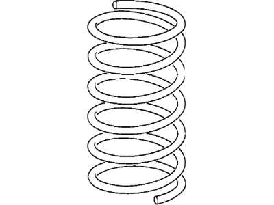 1993 BMW 750iL Coil Springs - 31331134386