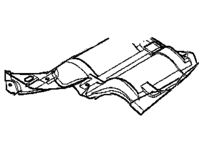 1999 BMW 540i Exhaust Heat Shield - 51488159509