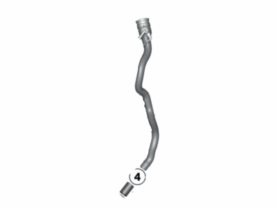 BMW 428i xDrive Gran Coupe Fuel Filler Hose - 16117294621