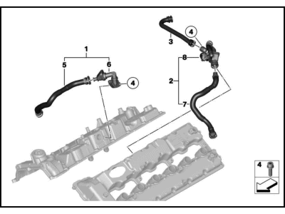 BMW PCV Valve - 11158661696