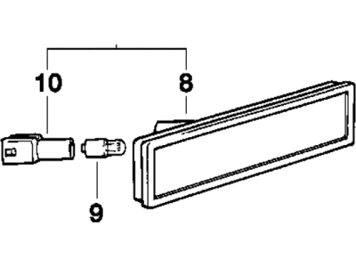 BMW 63141380560 Side Marker Light, Front