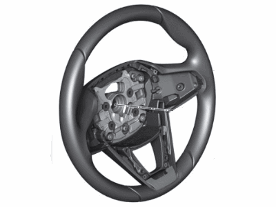 BMW 32306871734 Sport Steering Wheel, Leather