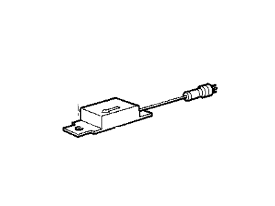 BMW 540i Air Bag Sensor - 65771390061