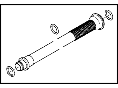 BMW 540i PCV Valve Hose - 11151705301