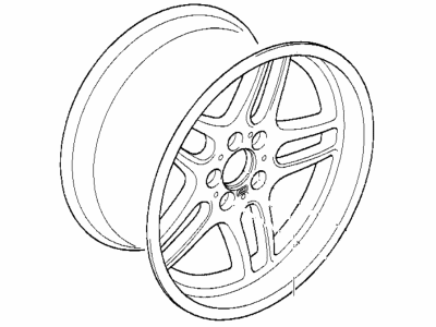 BMW 525i Alloy Wheels - 36112229640