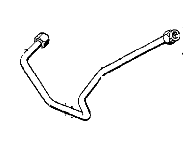 1987 BMW 635CSi A/C Liquid Line Hoses - 64531381075