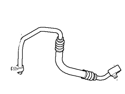 2007 BMW 530i A/C Hose - 64509181847