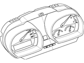 BMW Z4 Instrument Cluster - 62109168170 Instrument Cluster Speedometer