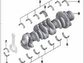 BMW 325i Crankshaft - 11210392993 Crankshaft