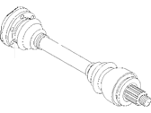 BMW 328i Axle Shaft - 33217547073 Left Rear Axle Shaft Assembly