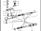 BMW 2002 Brake Master Cylinder - 34311113656 Brake Master Cylinder