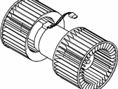 BMW X3 Blower Motor - 64113453729 Blower Unit