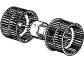 BMW Z3 Blower Motor - 64111370930 Blower Unit