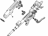 BMW X3 Steering Column - 32303450160 Manually Adjust. Steering Column