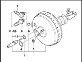 BMW Z3 Brake Booster - 34331162963 Brake Booster Servo Unit