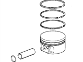 BMW X5 Piston - 11251708914 Mahle-Alusil Piston