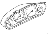 BMW Z3 Speedometer - 62118371581 Instrument Cluster