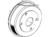 BMW 2002 Brake Drum - 34213460010 Brake Drum