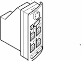 BMW X5 Window Switch - 61316962506 Door Window Switch