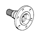 BMW 33131207232 Drive Flange Output