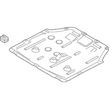 BMW 51757402947 Underbonnet Screen