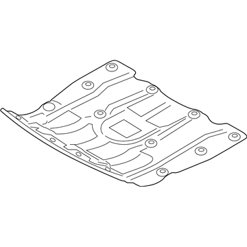 BMW 51757424879 Engine Encapsulation, Front