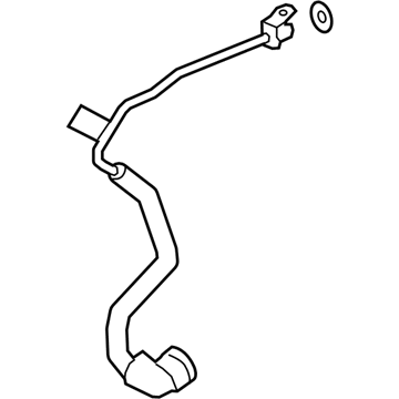 BMW 11539896891 COOLANT LINE, TURBOCHARGER R