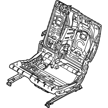 BMW 52207437543 SEAT MECHANISM LEFT