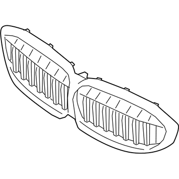 BMW 51138075665 GRILL FRONT