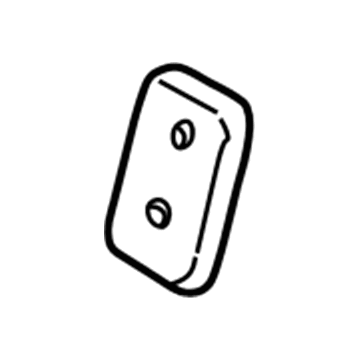 BMW 41217006289 LOCK PLATE, B COLUMN