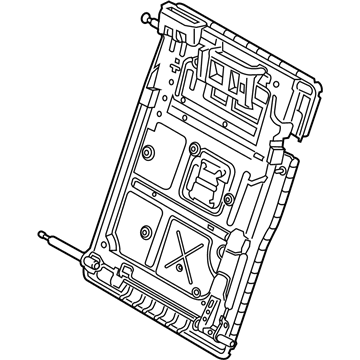 BMW 52207399218 FRAME, BACKREST RIGHT