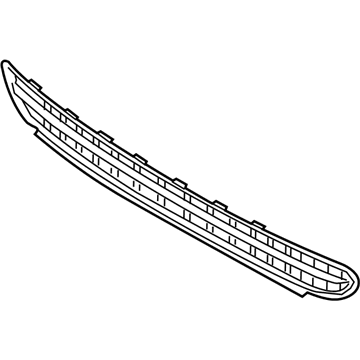 51117370798 Genuine BMW Grille, Middle Bottom, Open | BMW Parts Deal