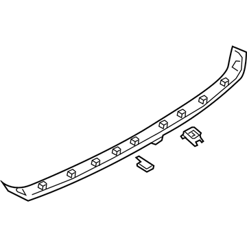 BMW 51167446336 TAILGATE HANDLE STRIP WITH L