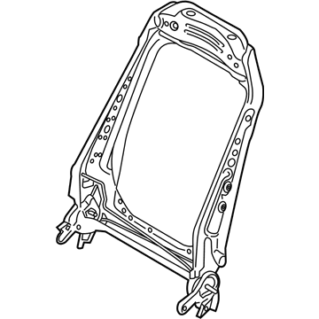 BMW 52107366340 Backrest Frame Electrical Right