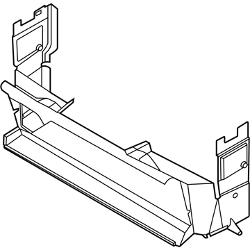 BMW 51748070477 AIR DUCT, BOTTOM