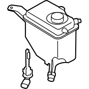 BMW 17137647283 Coolant Expansion Tank