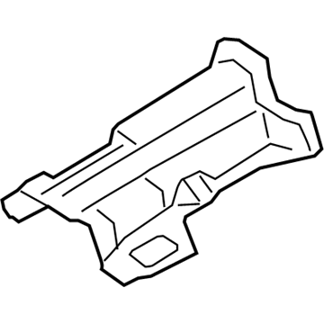 BMW 51487276296 Fuel Tank Heat Insulation