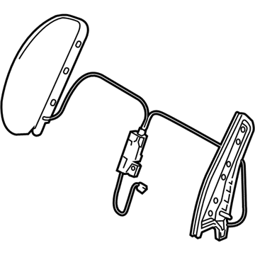 BMW 52107310991 Backrest Width Adjustment With Valve