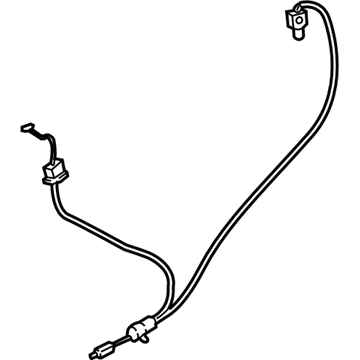 BMW 330e Door Latch Cable - 51247238463
