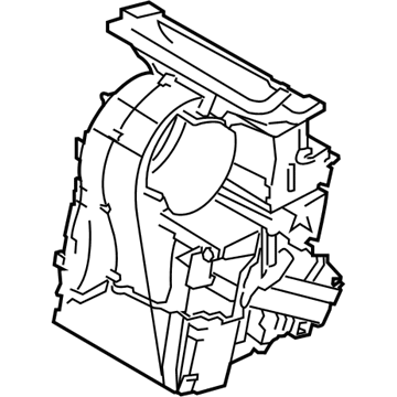 BMW 64116827058 Empty Housing For Heater/Air Condit.Unit