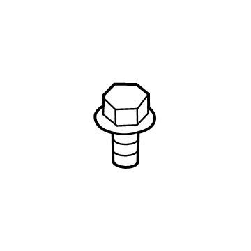 BMW 07129908653 Hexagon Screw, Self-Tapping